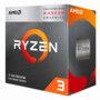 Boîte du microprocesseur AMD Ryzen 3 3200G avec Radeon graphics noire et orange