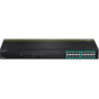 Switch TrendNet TPE-TG160g PoE Plus Gigabit 16 ports noir avec bande verte