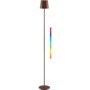 Lampadaire LED sans fil Goobay 122 cm cuivre RGBW rechargeable