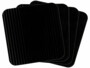 4 patchs antidérapants noirs pour tapis lavables