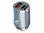 Chargeur allume-cigare USB-A / USB-C jusqu’à 48 W vu de face