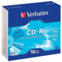 10 CD-R Verbatim Extra Protection Slim Verbatim