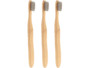bross a dents naturelles anti bacterienne hygienique en bois de bambou avec poils moyens medium
