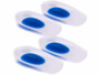 2 paires de talonnettes en gel 