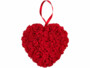 coeur décoratif 20 cm en roses artificielles