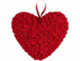 coeur 32 cm en roses artificielles à suspendre