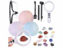 kit de fouilles pour enfant pierres précieuses avec boules de platre et accessoires