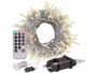 Guirlande 200 LED blanc chaud télécommandée – 20 m