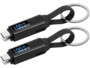 2 câbles USB-C / USB-C Lightning porte clé Power Delivery 100 W