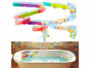 Pack de 2 circuits de bain avec balles 30+20 pièces de la marque Playtastic