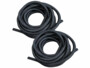 2 gaines tressées auto fermante pour cables 8 m