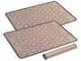 2 tapis de cuisson antiadhésifs en silicone pour macarons