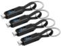 4 câbles USB-C / USB-C Lightning porte clé Power Delivery 100 W
