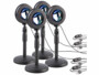 Pack de 4 lampes coucher de soleil LED de la marque PEARL