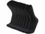 Chaussettes diabétiques unisexe lot 6 paires, dix chaussettes noires en perspective, taille 43-46