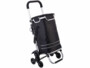 Chariot de course monte-escalier pliable 46 L avec compartiment isotherme