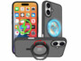 Coque antichoc pour iPhone 16 Plus compatible MagSafe avec support 360°