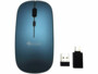 Souris sans fil rechargeable avec fonction bluetooth 5.2 et RF bleu gris
