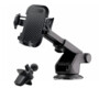 Support smartphone bras extensible pour grille d'aération et ventouse 