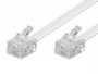 Câble téléphonique RJ11 - 3 m - Blanc Dexlan