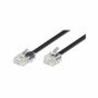 Câble téléphonique RJ11 / RJ45 Noir - 6 m