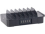 Chargeur secteur USB intelligent 5 ports 8 A + support 6 smartphones