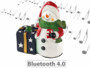 Bonhomme de neige avec haut-parleur bluetooth intégré par Callsel