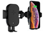 Support de voiture pour téléphone portable avec chargeur Qi intégré.