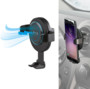 support smartphone pour grille de ventilation avec chargeur sans fil Qi a induction integré pour iphone 8 x galaxy s8 s9