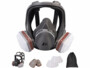 Masque de protection respiratoire intégral réutilisable AS-110 sou différents angles
