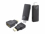 Kit adaptateur HDMI sans fil FHD avec émetteur TX et récepteur RX noirs plus adaptateurs