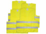 4 gilets jaunes de signalisation EN ISO 20471
