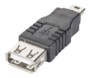 Adaptateur USB femelle vers Mini USB mâle.