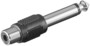 adaptateur cinch RCA audio vers jack 6.35 audio pour enceintes et amplificateurs