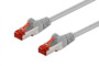 Câble réseau RJ45 Cat. 6 S/FTP Gris - 0,40m Goobay