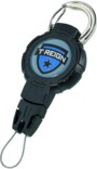 Porte-objet ultra résistant avec mousqueton - taille M T-Reign très résistant, câble en Kevlar rétractable