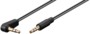 canle aux jack 3,5 mm male vers male coudé goobay noir 0,5 m
