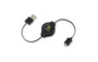 cable usb micro usb 1m retractable retrak