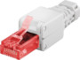 embase rj45 categorie 6 utp auto assemblee blanc