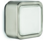 applique murale d'intérieur carrée avec cadre aluminium et led intégrée philips ecomoods 330991716
