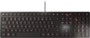 clavier usb plat silencieux en métal cherry kc 6000 slim noir