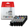 Pack de cartouches originales Canon PGI-580 et CLI-581.