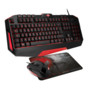 kit gaming gamer clavier pro k3 souris pro m3 3200dpi tapis gaming spirit of gamer pro-MK3