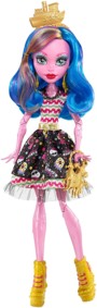 poupée monster high gooliope jellington fille géante en gelée rose costume corsaire