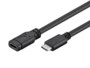 rallonge USB type C 3.1 goobay 1m 100 cm couleur noir