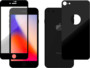 pack de protections écrans + dos en verre ultra resistant quasiment invisible pour iphone 8 et iphone 10