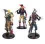 Trois figurines articulées Fortnite de 18 cm, par McFarlane Toys