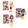 Lot de 3 porte-clés LED LEGO Friends.