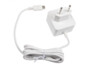 Adaptateur Raspberry Pi 4 USB-C de couleur blanche.
