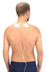 appareil electrostimulation ems à brancher sur smartphone micro usb 2 patchs pour massage muscles nomade Hydas